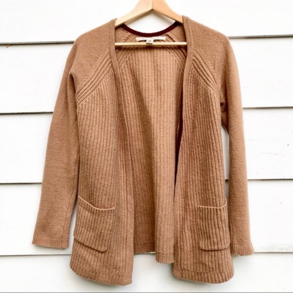 Max Studio | Open-front Cardigan Lambswool Blend - Picture 2 of 10